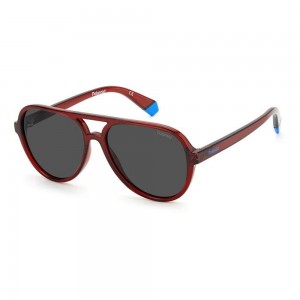 polaroid-occhiali-da-sole-pld8046-s-c9a-51-14-130-junior-red-lenti-grey-polarizzato