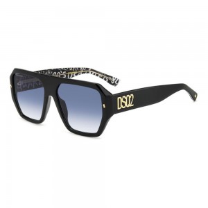 dsquared2-occhiali-da-sole-d2-0128-s-tay-58-16-145-unisex-black-lenti-blue-gradient