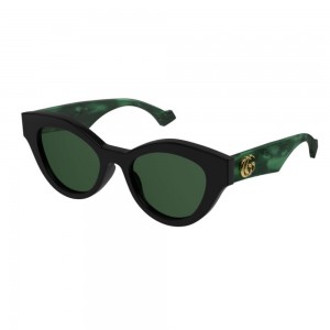 gucci-occhiali-da-sole-gg0957s-001-51-19-145-donna-black-green-lenti-green