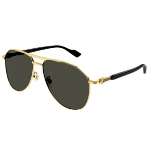 gucci-occhiali-da-sole-gg1220s-001-59-14-145-uomo-gold-lenti-grey