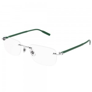 montblanc-occhiali-da-vista-mb0221o-004-57-20-145-uomo-argento-verde