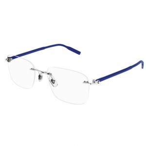 montblanc-occhiali-da-vista-mb0222o-004-55-20-145-uomo-argento-blu