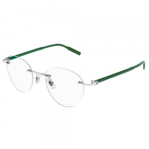 montblanc-occhiali-da-vista-mb0224o-004-49-20-145-uomo-argento-verde