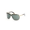 occhiali da sole Dsquared2 DQ0352 30N 133-00-130 unisex oro carico lucido lenti verde