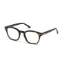 occhiali-da-vista-tom-ford-ft5532-b-52e-49-21-140-uomo-avana-scuro-lenti-blu-protect-con-clip-on-da-sole