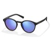 occhiali-da-sole-polaroid-unisex-nero-opaco-lenti-blu-specchiato-polarizzato-pld6013-dl5-jy-50-22-145