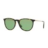occhiali-da-sole-ray-ban-erika-unisex-avana-scuro-lucido-lenti-green-rb4171-6393-2-54-18-145