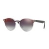 occhiali-da-sole-ray-ban-unisex-matt-trasparent-lenti-grey-gradient-mirror-red-rb4380n-6355u0-37-13-145