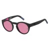 occhiali-da-sole-tommy-hilfiger-jeans-tj-0003-s-003-49-23-140-unisex-nero-opaco-lenti-pink