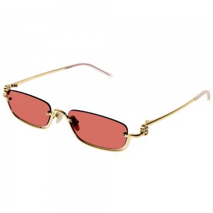 gucci-occhiali-da-sole-gg1278s-003-55-19-140-unisex-gold-lenti-red