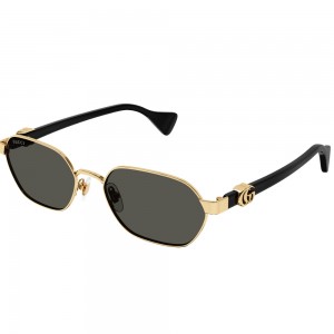 gucci-occhiali-da-sole-gg1593s-001-56-18-140-donna-gold-lenti-grey