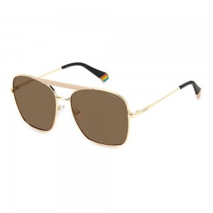 polaroid-occhiali-da-sole-pld-6201-s-x-yyh-59-16-145-unisex-ivory-gold-lenti-brown-polarizzato
