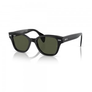 ray-ban-occhiali-da-sole-rb0880s-901-31-52-19-145-unisex-black-lenti-grigio-verde