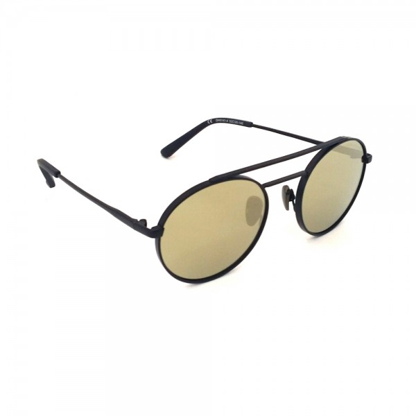 Occhiale da sole Daniel Hechter Unisex Black Lenti Light Gold Mirror Antiriflesso interno DHS141 04 52 20 140