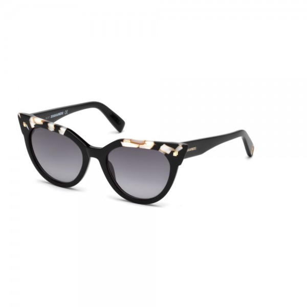 occhiali-da-sole-dsquared2-donna-nero-lucido-lenti-fumo-gradient-dq0277-s-04b-53-19-140