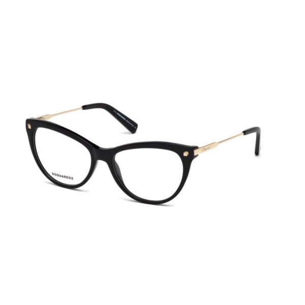 occhiali-da-vista-dsquared2-nero-lucido-donna-dq5195-001-54-16-135
