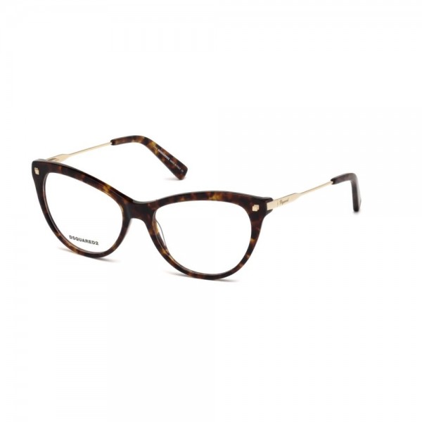 occhiali-da-vista-dsquared2-avana-scura-donna-dq5195-055-54-16-135