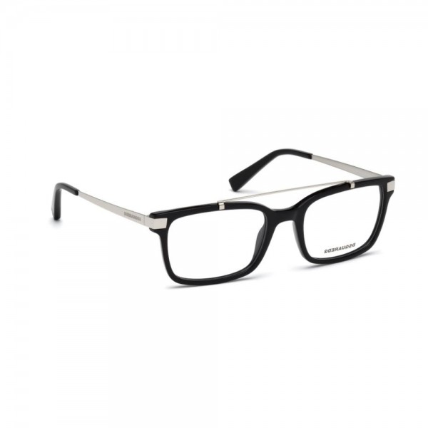occhiali-da-vista-dsquared2-nero-lucido-unisex-dq5209-001-52-19-140