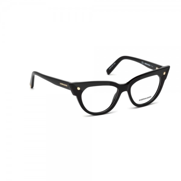 Occhiali da Vista Dsquared2 nero lucido donna DQ5235 001 50-16-140