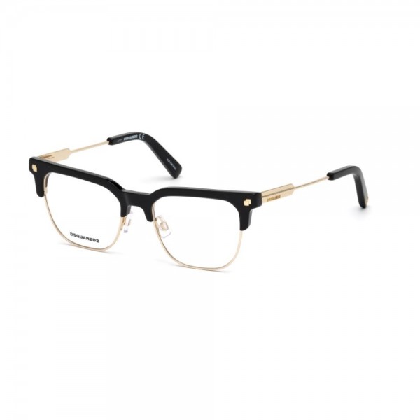occhiali-da-vista-dsquared2-nero-oro-unisex-dq5243-001-49-17-145