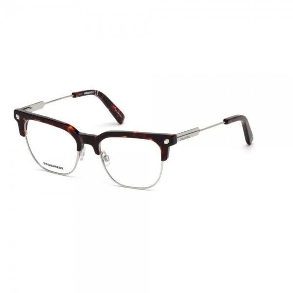 occhiali-da-vista-dsquared2-avana-argento-unisex-dq5243-054-49-17-145