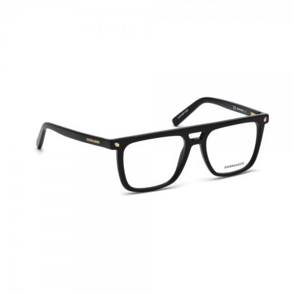 Occhiali da Vista Dsquared2 nero lucido uomo DQ5252 001 53 17 140