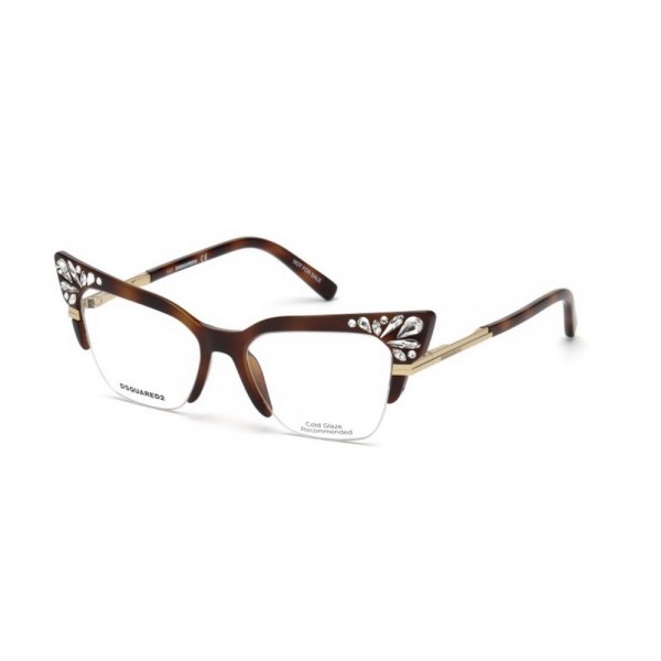 occhiali-da-vista-dsquared2-avana-bionda-donna-dq5255-053-52-17-140