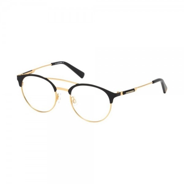 occhiali-da-vista-dsquared2-dq5284-030-51-20-145-nero-oro-unisex