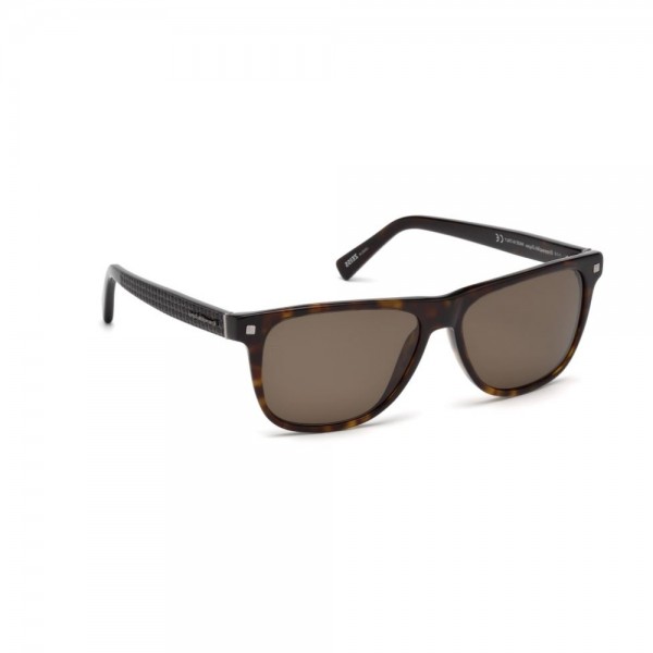 occhiali-da-sole-ermenegildo-zegna-uomo-avana-scuro-lenti-brown-polarizzato-ez0074-s-52m-57-15-145
