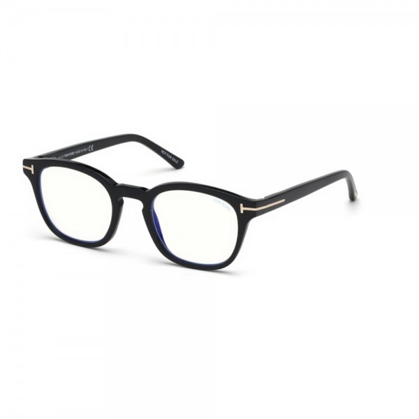 occhiali-da-vista-tom-ford-ft5532-b-01v-49-21-140-uomo-nero-lucido-lenti-blu-protect-con-clip-on-da-sole