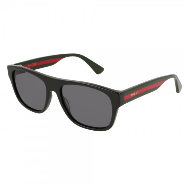 Occhiali da Sole Gucci GG0341S 001 56 17 150 Uomo black lenti grey