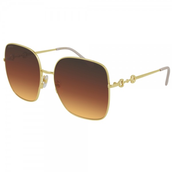 occhiali-da-sole-gucci-gg0879s-004-61-18-140-donna-gold-lenti-brown-gradient