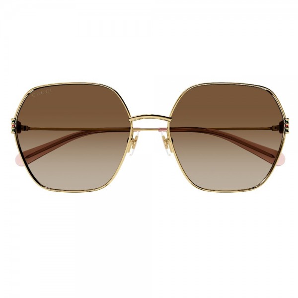 gucci-occhiali-da-sole-gg1285sa-002-60-17-140-donna-gold-lenti-brown-gradient