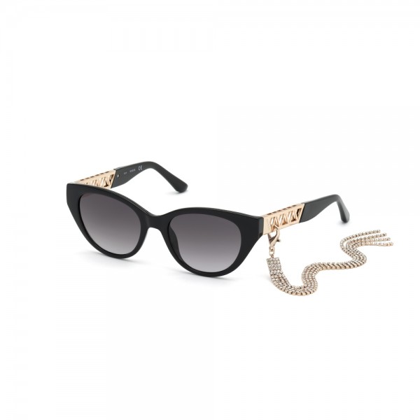 occhiali da sole Guess GU7690 01B 52 19 145 donna nero lucido lenti fumo gradient
