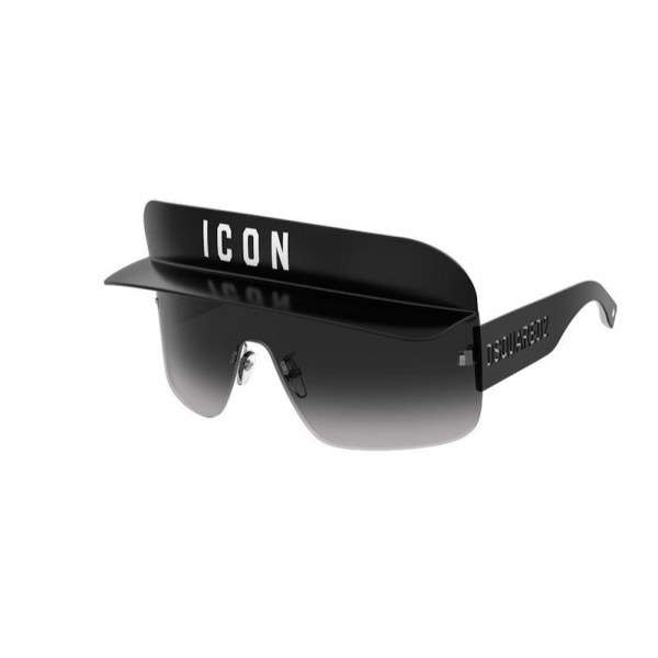 Dsquared2 Occhiali da sole ICON 0001 S 807 99 01 130 unisex black lenti grey gradient