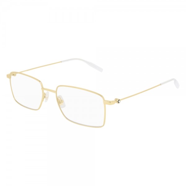 Occhiali da Vista Montblanc MB0076O 002 55 18 145 uomo gold