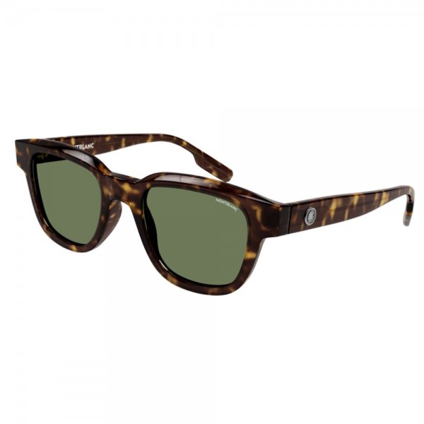 Occhiali da Sole Montblanc MB0175S 002 50 21 145 Uomo havana lenti green
