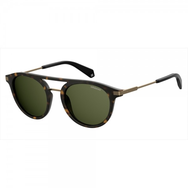 occhiali-da-sole-polaroid-unisex-avana-opaco-lenti-grigio-verde-polarizzato-pld2061-n9p-uc-50-21-140