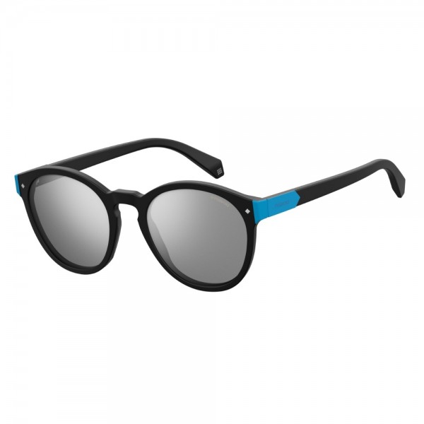 occhiali-da-sole-polaroid-unisex-nero-opaco-lenti-silver-grey-specchiato-polarizzato-pld6034-003-ex-51-21-145