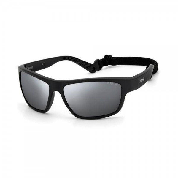 occhiali-da-sole-polaroid-pld7037-s-003-60-16-140-unisex-nero-matt-lenti-grey-silver-flash-polarizzato