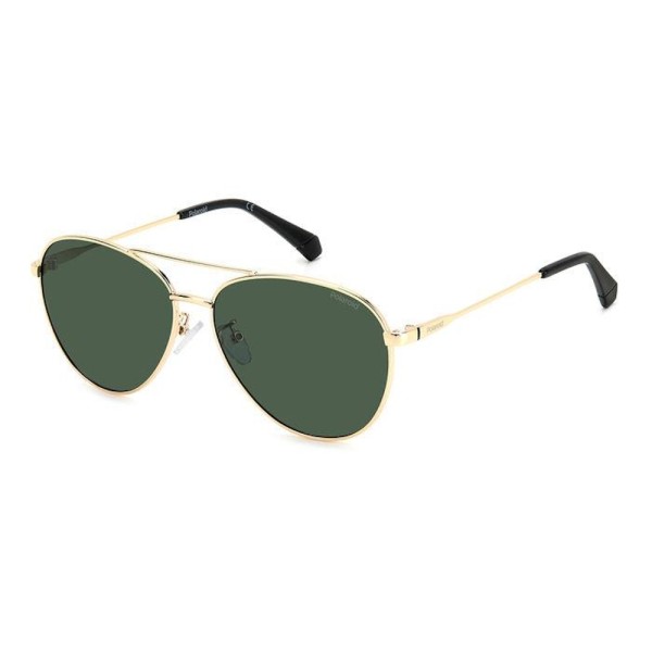 polaroid-occhiali-da-sole-pld-4142-g-s-x-pef-60-14-145-unisex-gold-lenti-green-polarizzato