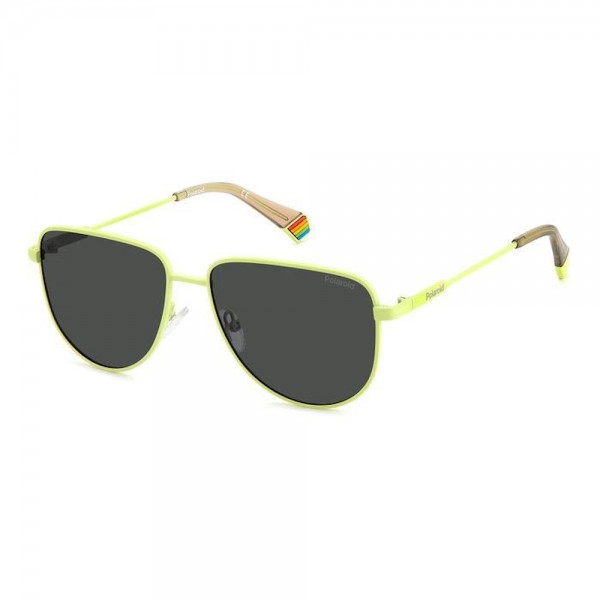 polaroid-occhiali-da-sole-pld-6196-s-x-4an-56-15-145-unisex-matte-lime-lenti-grey-polarizzato