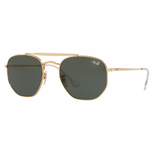 occhiali-da-sole-ray-ban-unisex-gold-lenti-grey-green-g-15-0rb3648-001-54-21-145