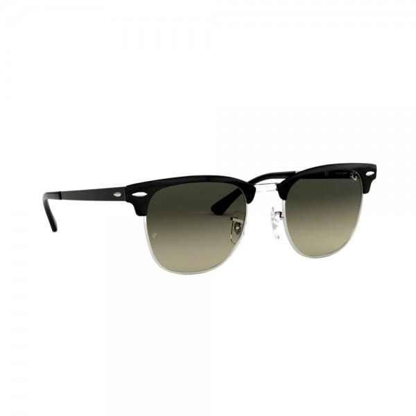 occhiali-da-sole-ray-ban-unisex-silver-top-black-lenti-light-grey-gradient-dark-grey-rb3716-900471-51-21-145