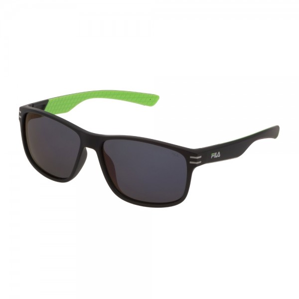 occhiali-da-sole-fila-sf9328-u28p-60-15-140-unisex-nero-opaco-lenti-smoke-multilayer-red-polarizzato