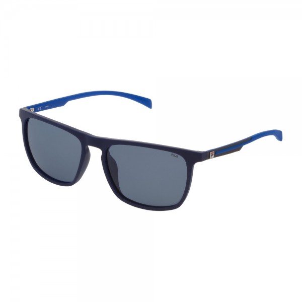 occhiali-da-sole-fila-sf9331-7sfp-58-17-145-unisex-blu-pieno-opaco-lenti-blue-polarizzato