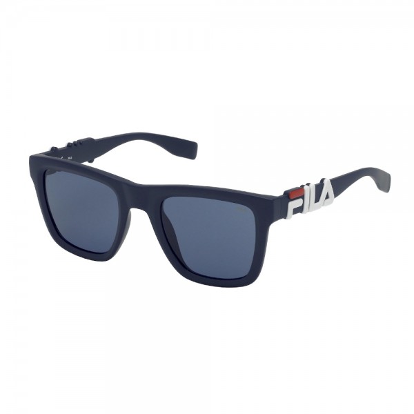 occhiali-da-sole-fila-sf9416-0c03-51-23-145-unisex-blu-opaco-lenti-blu