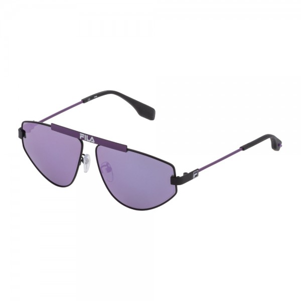 occhiali-da-sole-fila-sf9993-531v-59-12-140-unisex-nero-semilucido-totale-lenti-smoke-mirror-pink-polarizzato