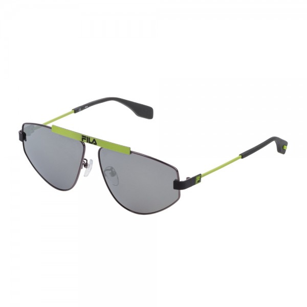 occhiali-da-sole-fila-sf9993-568p-59-12-140-unisex-bachelite-lucida-totale-lenti-smoke-mirror-silver-polarizzato