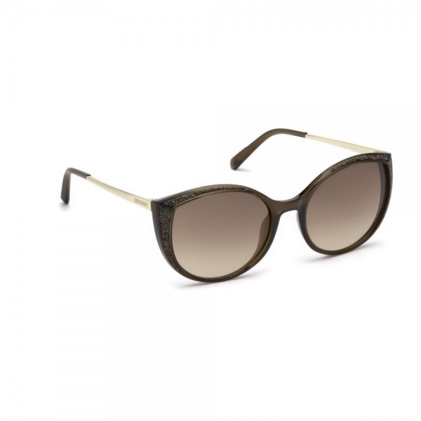 occhiali-da-sole-swarovski-donna-marrone-chiaro-lucido-lenti-brown-gradient-sk0168-s-45f-55-19-140